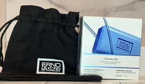 ERNO LASZLO Firmarine Face Bar & Cleansing Oil Firm And Lift Cleansing Set & Bag - Picture 1 of 4