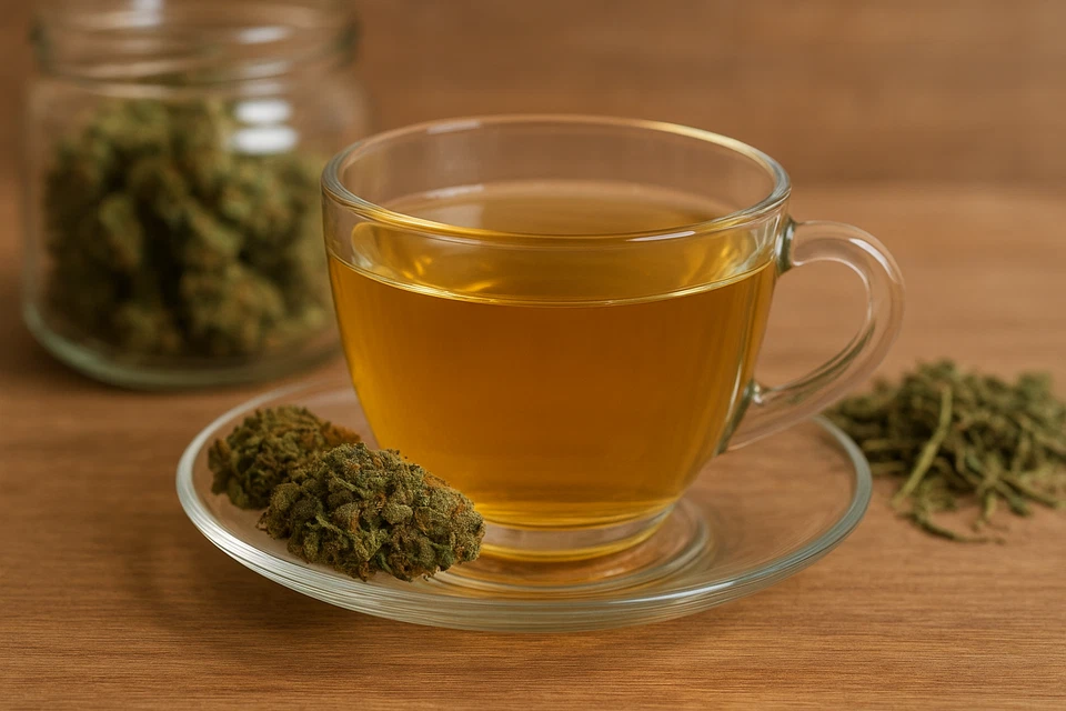 Hanftee - 100% Bio Hanf Kräutertee  40g - Bild 1 von 4