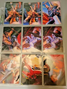 Lot 9 1995 Skybox DC vs Marvel IMPACT Insert Cds 6 x 2, 8, 9, 10, 12 x 2, 13, 17 - Picture 1 of 2