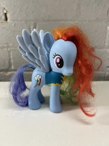 "My Little Pony C-O29A 2010 Blue Pegasus Rainbow Melen 5 3/4"" Hasbro" - Imagen 1 de 8