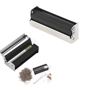Cigarette Roller, Metal Cigarette Rolling Machine 78mm Cigarette Maker with Lid - Picture 1 of 11