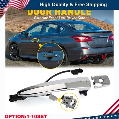 Front Driver Exterior Door Handle For 2009-2014 Nissan Maxima 806469N00A 1-10X - Image 1 of 4