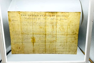 1821 US President James Monroe Signed Document Museum Quality - Picture 1 of 24