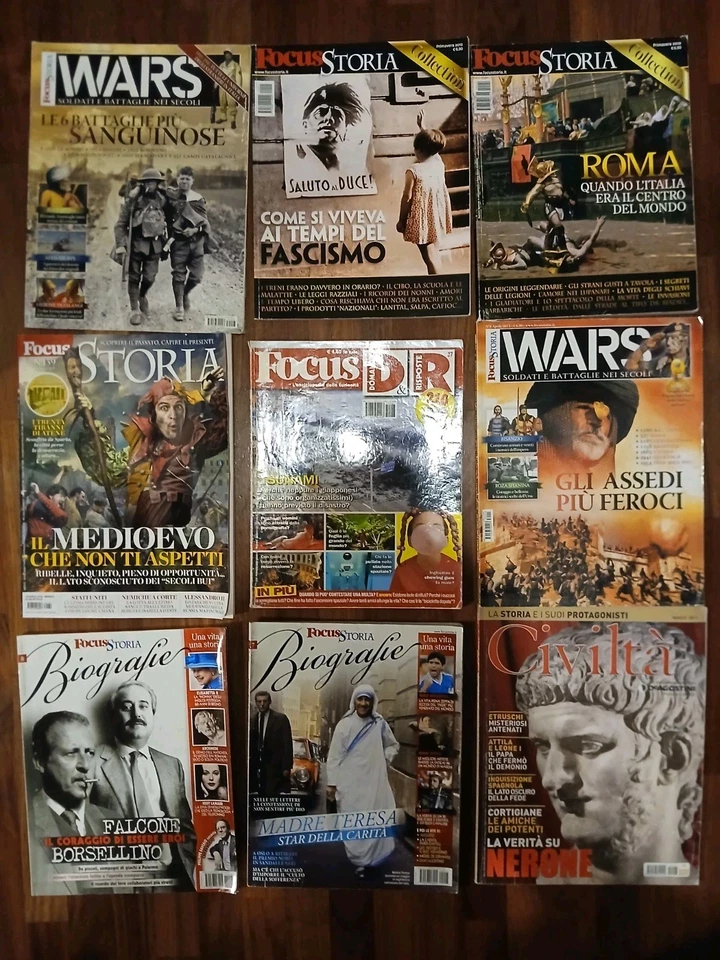 FOCUS STORIA - Lotto 9 Riviste - Immagine 1 di 1