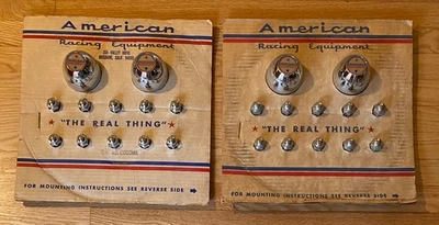 NUEVO EN STOCK ORIGINAL Lavadora Capturada AMERICAN RACING Mag tuercas 7/16" y tapas centrales Foto 1 de 4
