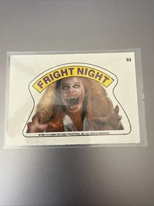 1988 Topps Fright Flicks #3 Fright Night - Bild 1 von 2