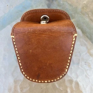 Korea Ära oder früher Leder Kamera Filter / Objektiv Etui (oder Brille/Munition) Vintage - Bild 1 von 9