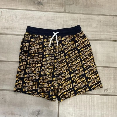 Pantalones Cortos para Jóvenes Universidad de Michigan Wolverines Medianos 10/12 AOP Foto 1 de 4