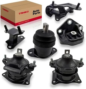 Juego de montaje de motor y transmisión de 6 piezas compatible con Honda Accord 3.0L 2003 20... - Imagen 1 de 8