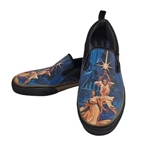 Skechers Star Wars Slip On Shoes Luke Skywalker Princess Leia Men Size 8.5 - Picture 1 of 10