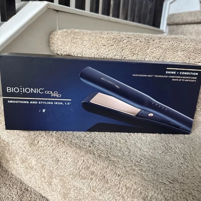 Gold Pro Styling Iron by Bio Ionic for Women - 1.5 Inch Flat Iron - Image 1 of 3