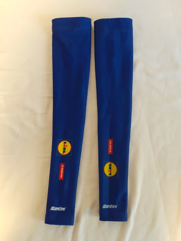 Original Santini Lidl Trek 2025 Armlinge / Armwarmers Meister Niederlande (M-L) - Bild 1 von 1