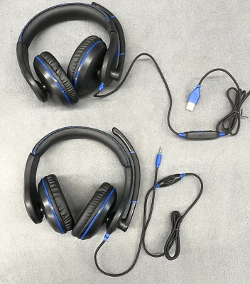 ThinkWrite Double Headsets Ultra Durable 3.5mm TRRS TW-210 USB TW-220 Flip Mic - Image 1 of 4