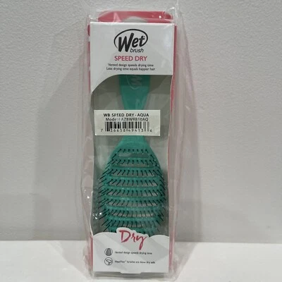 Escova úmida velocidade escova de cabelo seco exclusiva Aqua - Design ventilado e HeatFlex macio... - Imagem 1 de 3