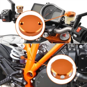 CNC Front & Rear Brake Reservoir Cover For KTM 1290 Super Adventure S 2018-2020 - Foto 1 di 6