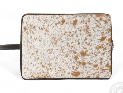 Leather Hair On Laptop Sleeve/Case for 16-inch Computer / Notebook - Image 1 of 4