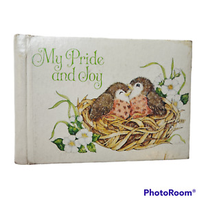 Vintage 1980 Photo Album 3 x 5 My Pride and Joy Birds in Nest by Current