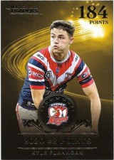 2021 Nrl Traders League Leaders Gold (LLG8) Kyle FLANAGAN Roosters 096/100