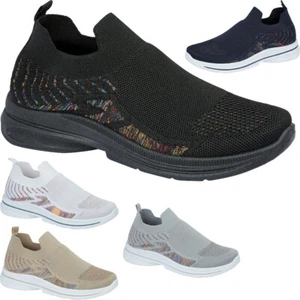Mujer Gimnasio Malla Calcetín Deportes Informal Damas Correr Gimnasio Entrenadores Ligeros Zapatos - Imagen 1 de 16