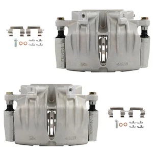 Par de pinzas de freno delanteras con soporte para Chevrolet Trailblazer 2002-2005 - Imagen 1 de 13