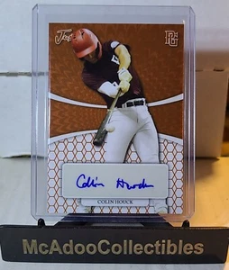 COLIN HOUCK 2022 LEAF PERFECT GAME NATIONAL SHOWCASE PROSPECT RC AUTO #4/5 - Picture 1 of 2