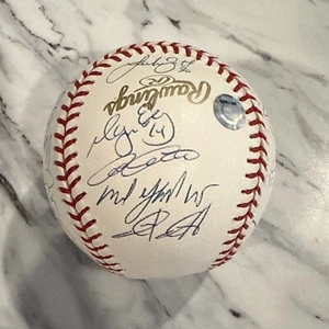 2005 Houston Astros Team Signed Baseball MLB MR176480 Biggio - Picture 1 of 6