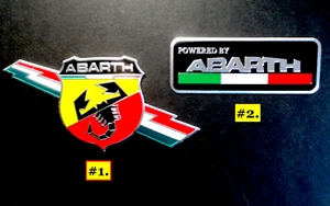 1x Abarth Metal Motorcycle Tank Emblem Badge Logo Decal A - Picture 1 of 1