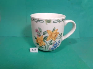Floral Garden/Daffodil Flowers Coffee Mug, Thomson Pottery (Used/EUC) - Picture 1 of 13