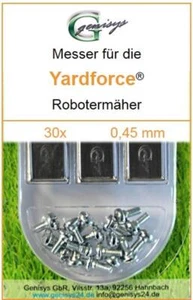 30 lames de rechange, lames de qualité 0,45 mm, compatibles avec Yardforce - Picture 1 of 3