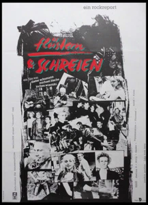 Rockreport flüstern & schreien Dokumentation 1988 DDR Plakat A1 82x58 cm P405-4 - Bild 1 von 1
