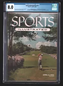 Ben Hogan Sports Illustrated MASTERS AUGUSTA Primera Cubierta FC Abril 1955 CGC 8.0 - Imagen 1 de 2