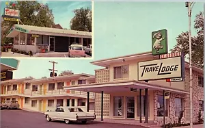 Vintage Postkarte Travelodge Motel & Restaurant St. George Utah UT 1966 Autos - Bild 1 von 3