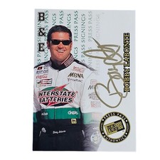 1999 Press Pass Signings GOLD Bobby Labonte Autograph SP #'d 100/100