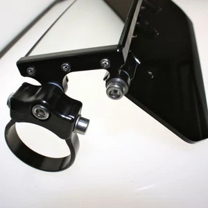 Axia Alloys Aluminum 12" Mirror with folding Sun Visor & Clamp - Picture 1 of 5