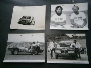 Lot de 4 photos Presse Renault Paris Dakar 1982/83 Frére Marreau R18 Break R20 - Picture 1 of 5