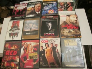12 DVD lot NICE SHAPE snatch CONFIDENCE lord of war absolute power PAYCHECK ETC. - Picture 1 of 7