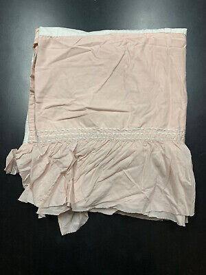 Restoration Hardware RH Baby & Child Ruffled Voile Crib Skirt Petal Pink Girl • 55.04$