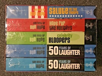THANKS FOR THE MEMORIES Best of Bob Hope 5-VHS BOX SET 50 Years of Laughter New - Image 1 of 4