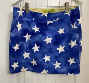 Loudmouth Stars Stripes Skort Sz 8 - Picture 1 of 6