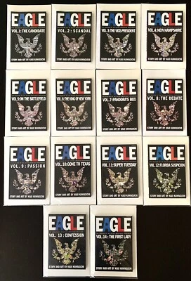 Lote MANGA Eagle The Making of an Asian American President #1-14 JAPÓN KawaGuchi Foto 1 de 4