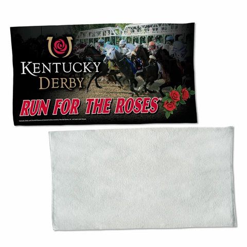 Kentucky Derby Run for the Roses Towel Cover