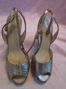 COLE HAAN ANKLE STRAP 4 1/2" STILETTOS Size 8.5 - Picture 1 of 4
