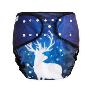 Rearz White Stag Minky Adult Diaper Wrap / Cover