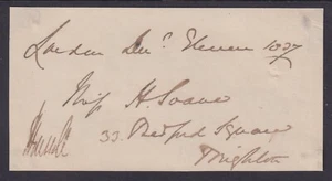 John Russell, 1st Earl Russell, Whig UK Prime Minister, signed 1827 letter front - Picture 1 of 1
