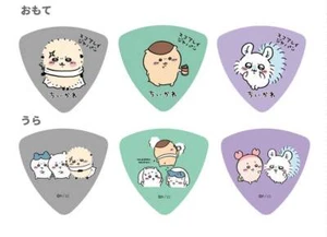 New Chiikawa Guitar Pick Assortment Set of 12 (3Types × 4) Sea Otter Momonga - Picture 1 of 1