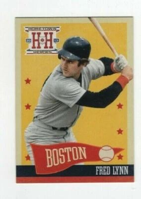 2013 Panini Hometown Heroes Baseball FRED LYNN BOSTON RED SOX #10 - Image 1 of 4