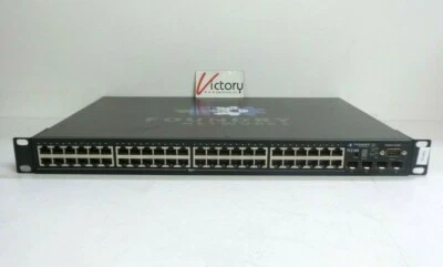 Used Foundry FLS648 48 Port Gigabit Ethernet Switch | AN08410893 | 46359-000A    - Image 1 of 4