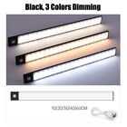 LED Motion Sensor Under Cabinet Closet Light USB Rechargeable Kitchen Lamp