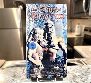 IN THE TIME OF BARBARIANS Vista Street VHS sexy sci-fi action SEALED RARE HTF NM