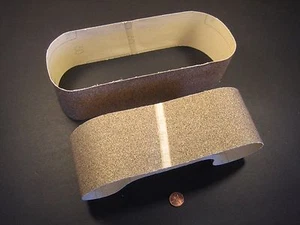 TWO PIECES OF 3M "PRODUCTION" SANDING BELTS, 3" x 24", 60X GRIT, OPEN-COAT - Picture 1 of 1